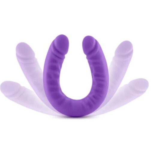 Ruse Silicone Slim 18in Purple Double Dong - Image 2