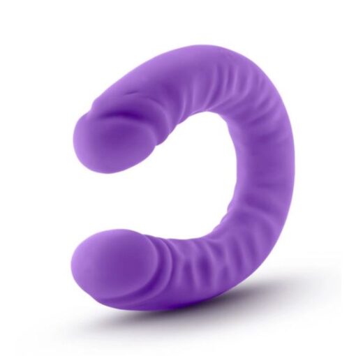 Ruse Silicone Slim 18in Purple Double Dong - Image 3