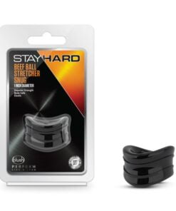 Stay Hard Beef Ball Stretcher Snug 1in Black