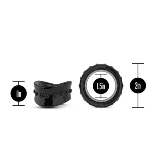 Stay Hard Beef Ball Stretcher Snug 1.5in Black - Image 3