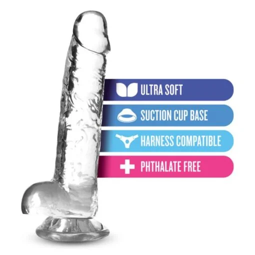 Naturally Yours 7" Crystaline Dildo Diamond - Image 5