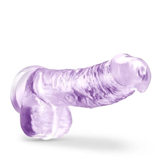 Naturally Yours 6" Crystaline Dildo Amethyst - Image 3