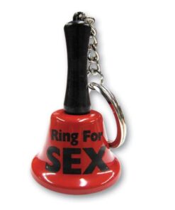 Ring For Sex Mini Bell Keychain