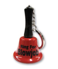 Ring For Blow Job Mini Bell Keychain