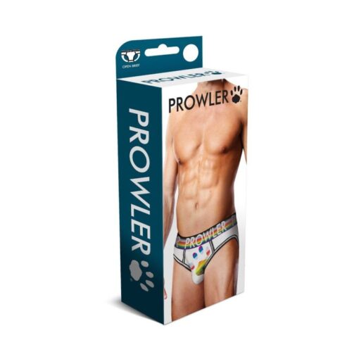 Prowler Oversized Paw Open Back Brief White - Image 3