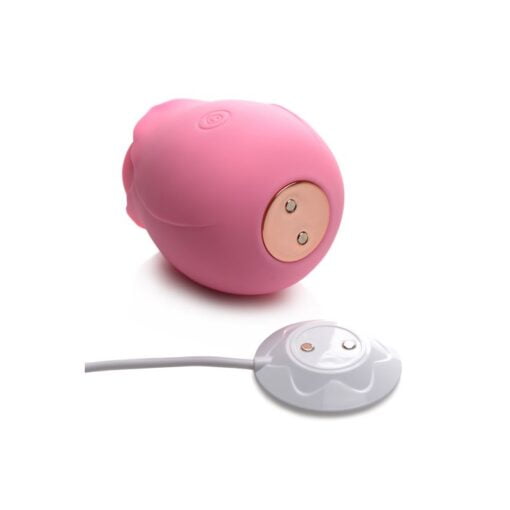 10X Wild Rose Silicone Suction Stimulator Pink - Image 3