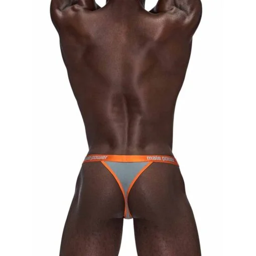 Male Power Casanova Uplift Micro Thong Grey - Image 3