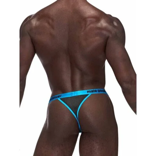 Male Power Casanova Uplift Micro Thong Black - Image 2