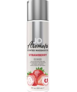 JO Aromatix Strawberry Massage Oil 4 Oz / 120 ml