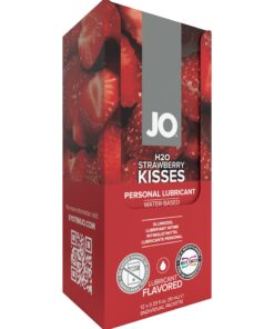 JO H2O Strawberry Foil 10 ml (12 Pack Unicarton)