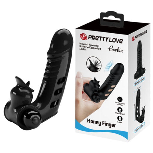 Finger Vibrator "Corbin" Black