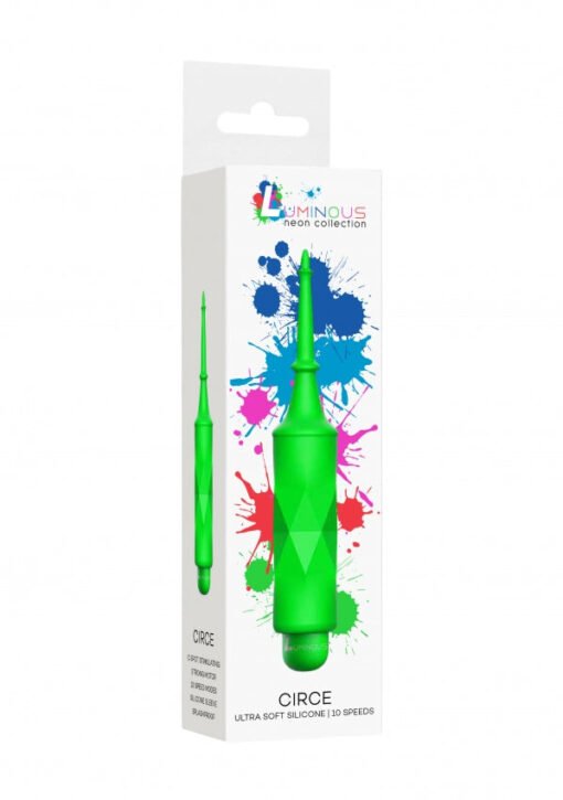 Circe - ABS Bullet With Silicone Sleeve - 10-Speeds - Green