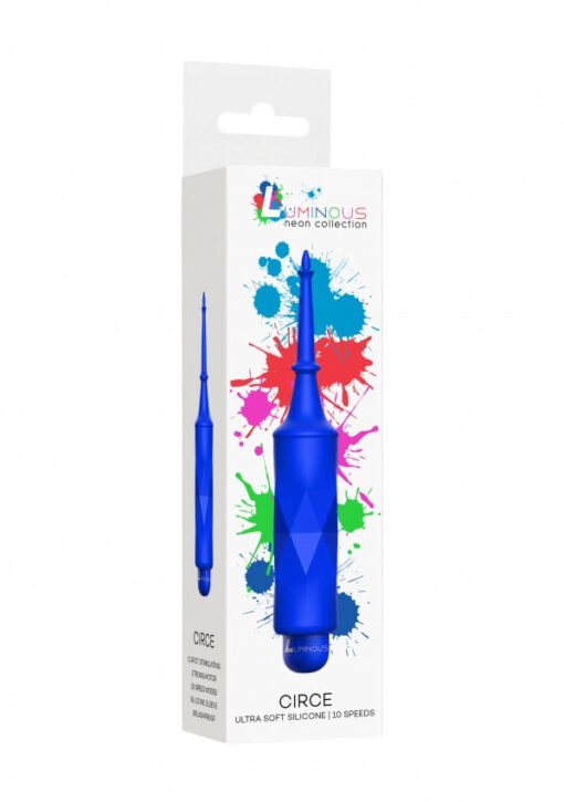 Circe - ABS Bullet With Silicone Sleeve - 10-Speeds - Royal Blue