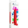 Delia - ABS Bullet With Silicone Sleeve - 10-Speeds - Red