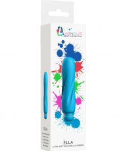 Ella - ABS Bullet With Silicone Sleeve - 10-Speeds - Turquoise