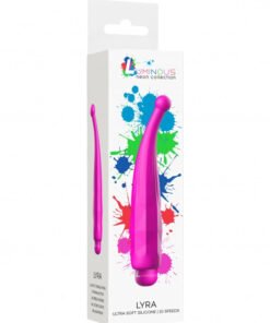 Lyra - ABS Bullet With Silicone Sleeve - 10-Speeds - Fuchsia