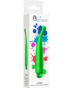 Lyra - ABS Bullet With Silicone Sleeve - 10-Speeds - Green