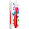 Lyra - ABS Bullet With Silicone Sleeve - 10-Speeds - Red