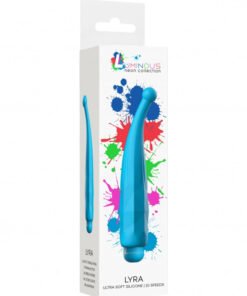 Lyra - ABS Bullet With Silicone Sleeve - 10-Speeds - Turqiose