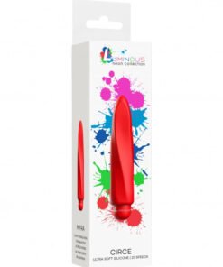 Myra - ABS Bullet With Silicone Sleeve - 10-Speeds - Red