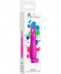 Sofia - ABS Bullet With Silicone Sleeve - 10-Speeds - Fuchsia