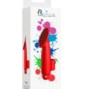Thea - ABS Bullet With Silicone Sleeve - 10-Speeds - Red