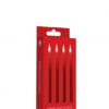 Teasing Wax Candles - Parafin - 4-pack - Red