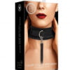 Velvet & Velcro Adjustable Collar with Leash