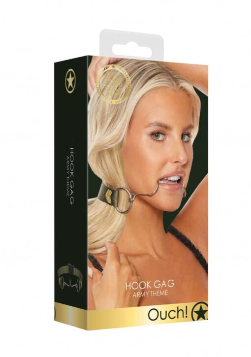 Hook Gag - Army Theme - Green