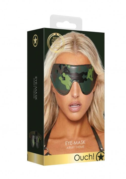 Eye-Mask - Army Theme - Green