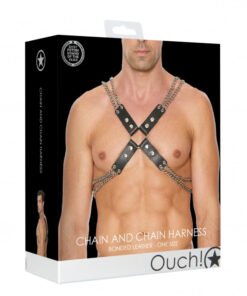 Chain And Chain Harness - One Size - Black