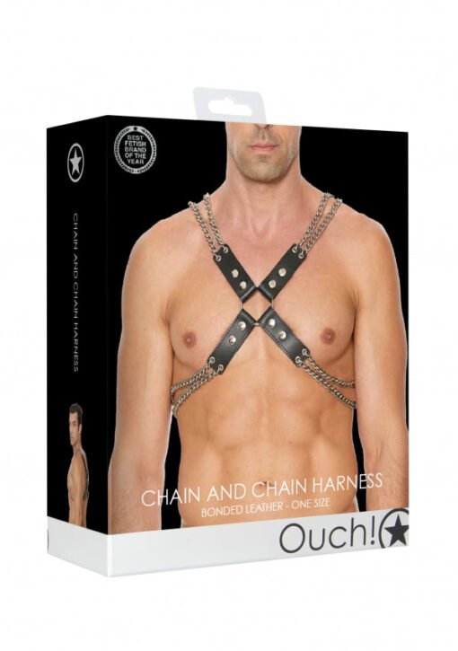 Chain And Chain Harness - One Size - Black