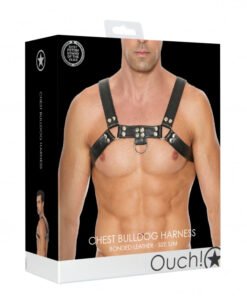 Chest Bulldog Harness - SM - Black