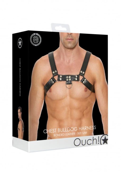 Chest Bulldog Harness - SM - Black