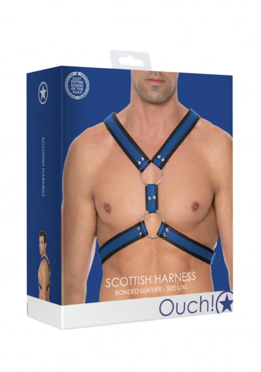 Scottish Harness - LXL - Blue