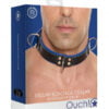 Deluxe Bondage Collar - One Size - Blue