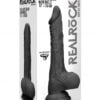 Realistic Dildo With Balls - 25 cm - Black