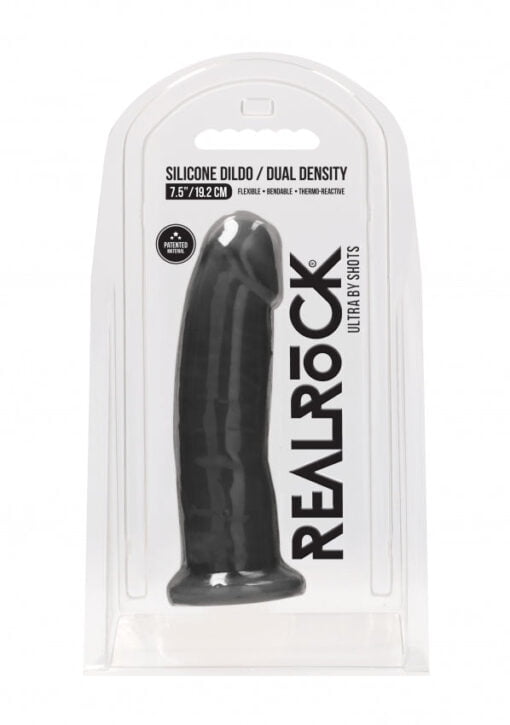 Silicone Dildo Without Balls - 19 x 2cm - Black