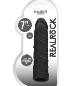Penis Sleeve 7" - Black