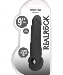 Penis Sleeve 9" - Black