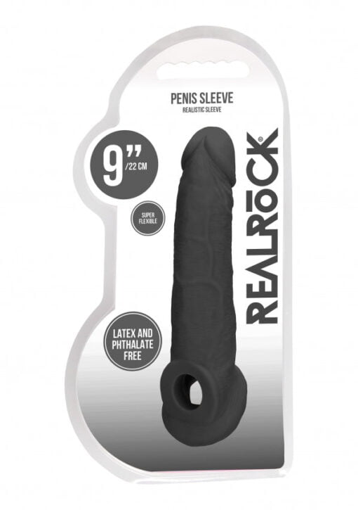 Penis Sleeve 9" - Black