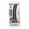 Curved Realistic Dildo with Balls and Suction Cup - 8''/ 20.5 cm