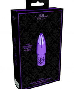 Glitter - Rechargeable ABS Bullet - Purple