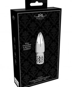 Glitter - Rechargeable ABS Bullet - Silver