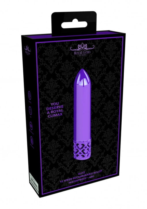 Glitz - Rechargeable ABS Bullet - Purple