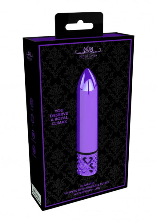 Glamour - Rechargeable ABS Bullet - Purple