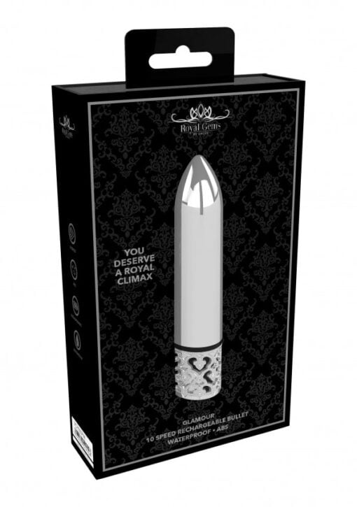 Glamour - Rechargeable ABS Bullet - Silver