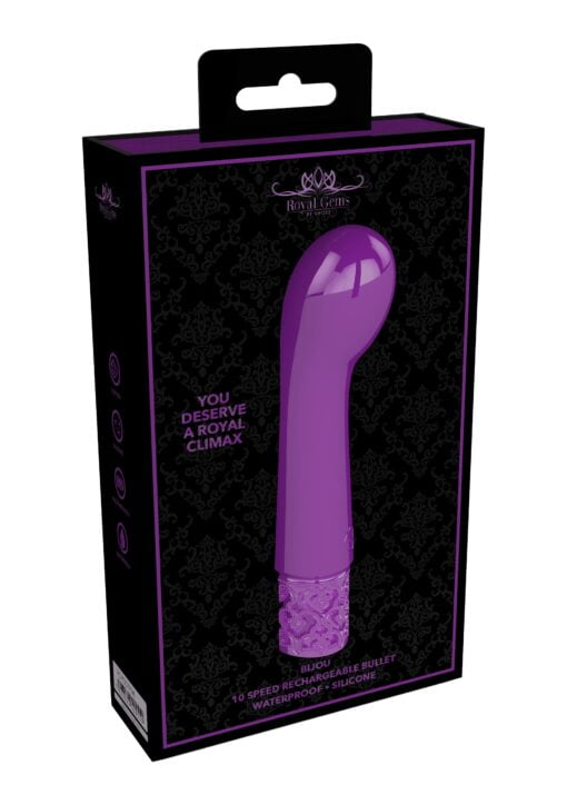 Bijou - Rechargeable Silicone Bullet - Purple