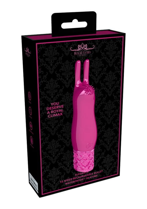 Elegance - Rechargeable Silicone Bullet - Pink