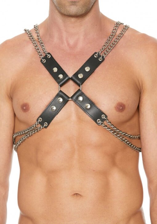 Chain And Chain Harness - Black